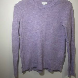 Old Navy purple crewneck pullover sweater, size XS